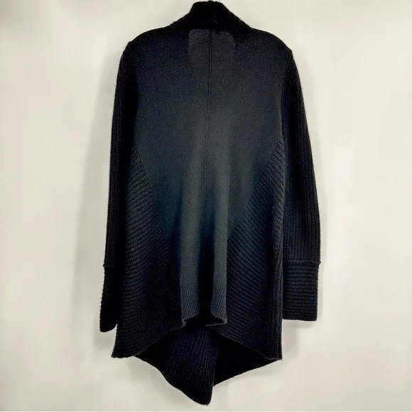 360 Cashmere 100% Cashmere Cardigan Black Size L - Picture 5 of 9